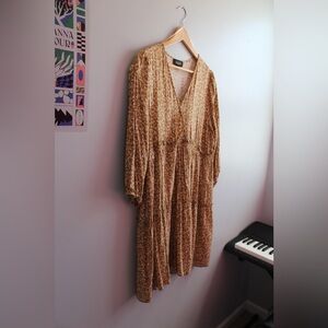 Yellow Floral Dress, Large